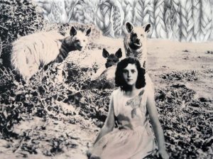 Sara Quintero, Entre las hienas, 2019. 27 x 36 cm